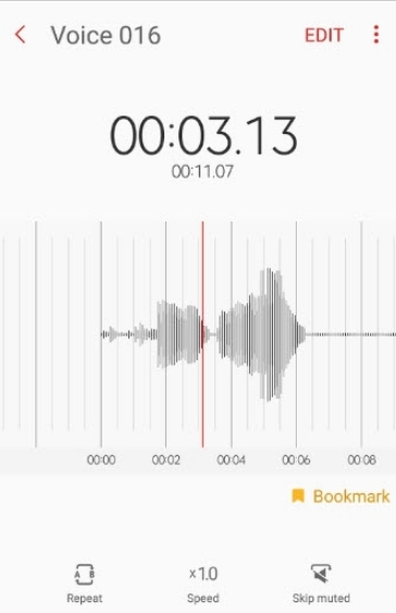 三星自带录音软件