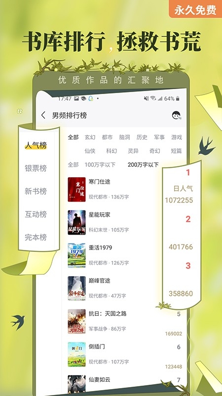 塔读小说永久免费版