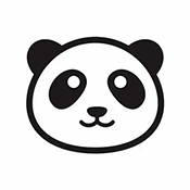 熊猫画画