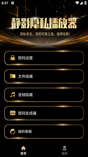 静影隐私播放器